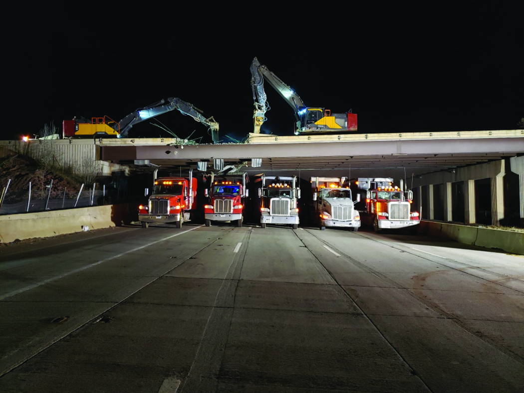 19 full bridge demolitions and 13 partial removals on Interstate 66 in Virginia