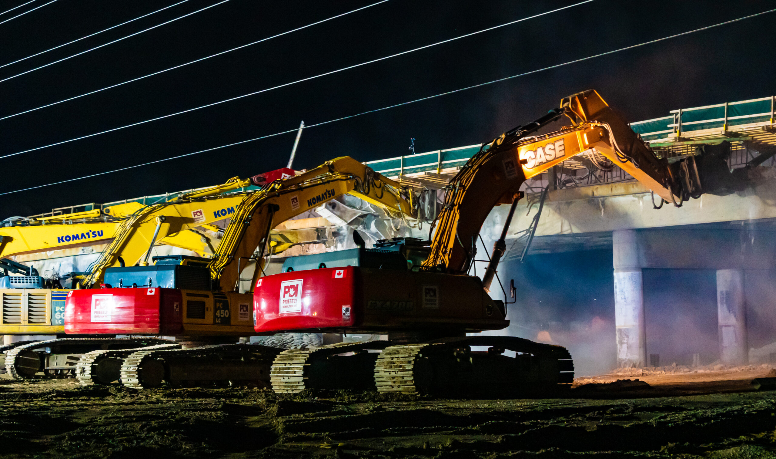 Creditview Bridge demolition scaled