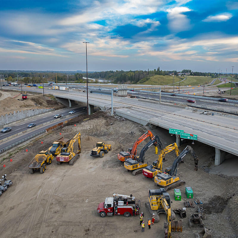 Deerfoot Highway Demolition