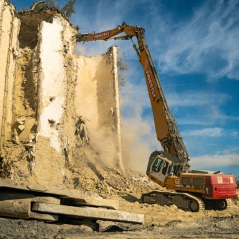 SILO DEMOLITION IN NAZARETH, PA