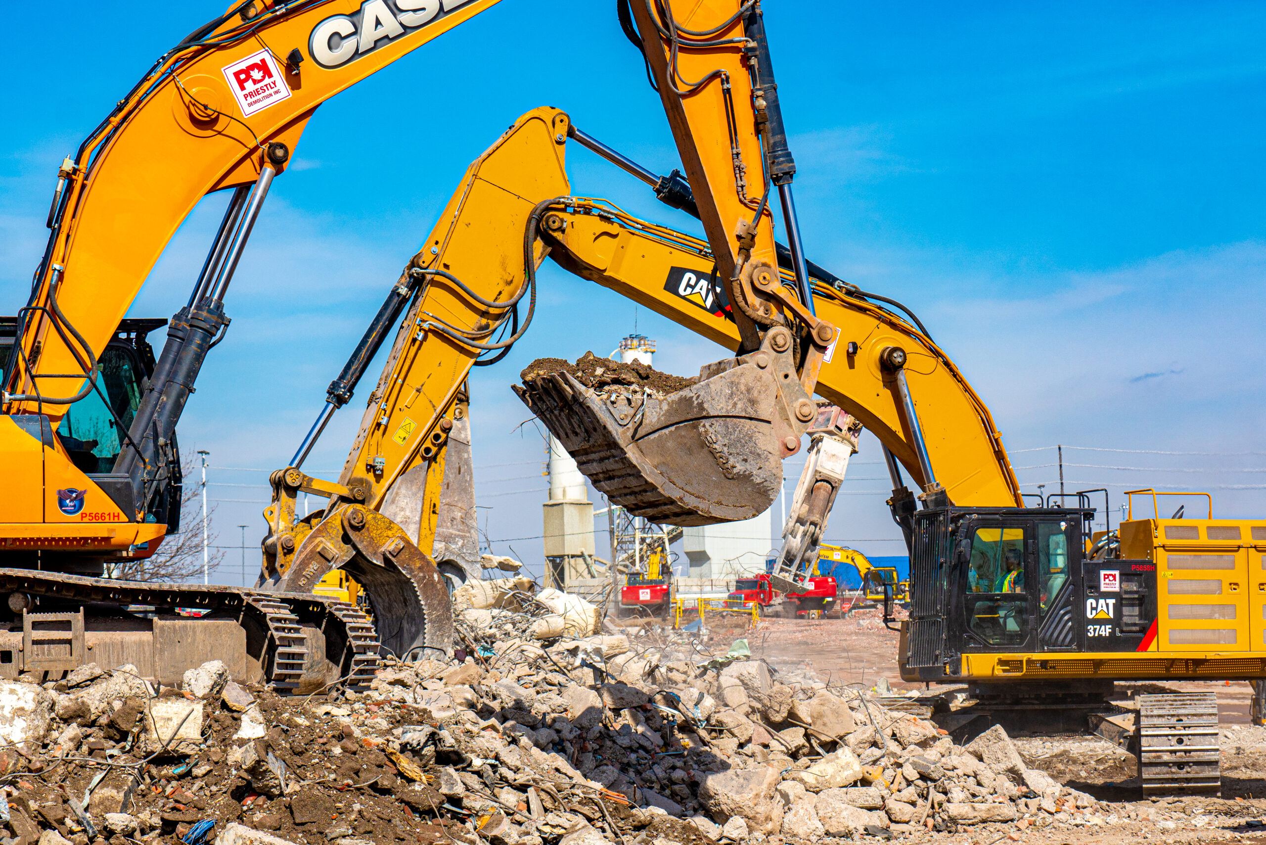 Priestly excavators providing commercial demolition services