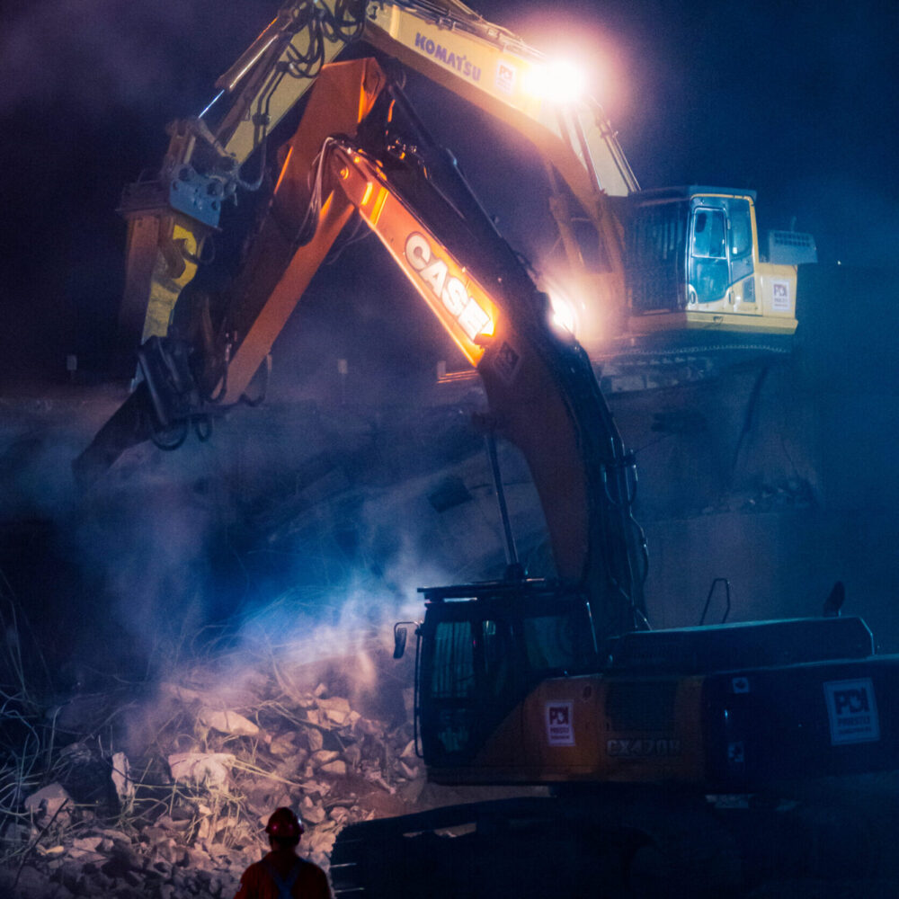 Priestly excavators providing plant demolition services