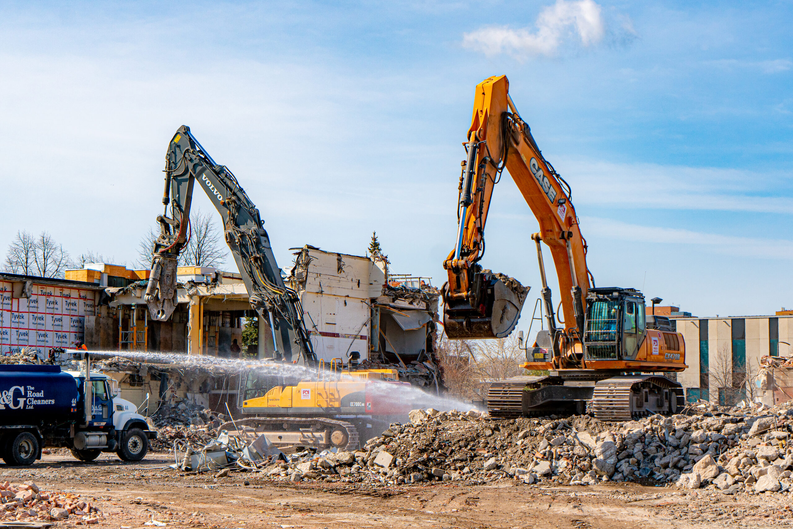 Priestlys excavators precise demolition